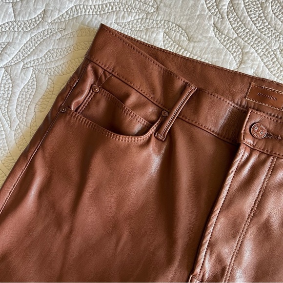 NWT - MOTHER - The Mid Rise Dazzler Ankle Pant - Friar Brown - Picture 5 of 14